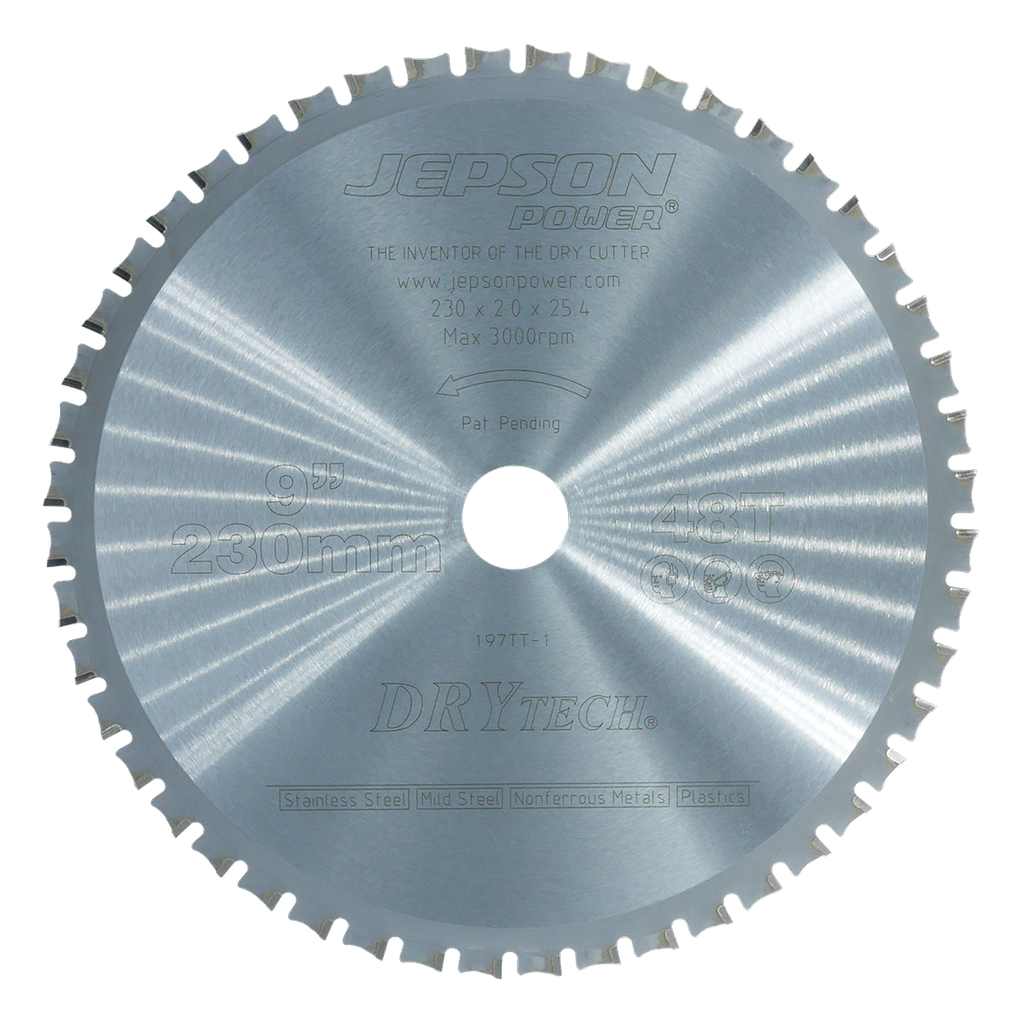 Drytech® HM-Sägeblatt ø 230 mm / 48Z für Stahl & Inox