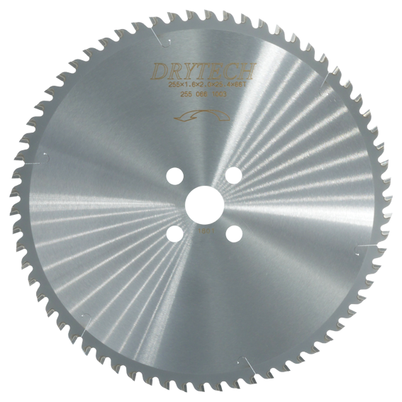 Drytech® HM-Sägeblatt ø 255 mm / 66Z für Stahl (dünnwandig)