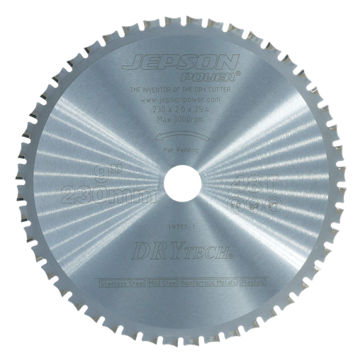 [72123048I] 9'' Drytech® carbide tipped saw blade ø 230 mm / 48T for stainless steel & steel