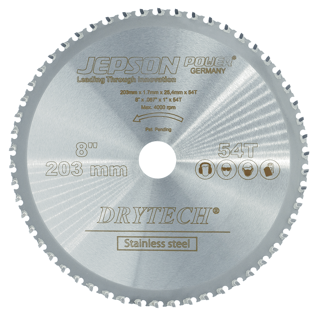 Dry cut store metal saw blades