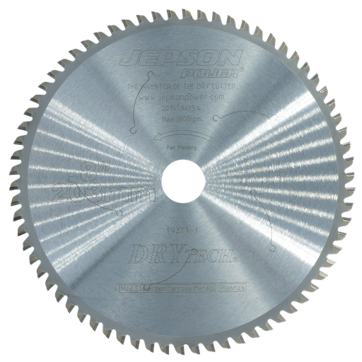 [72120070] 8'' Drytech® carbide tipped saw blade ø 203 mm / 70T for steel (thin walled)