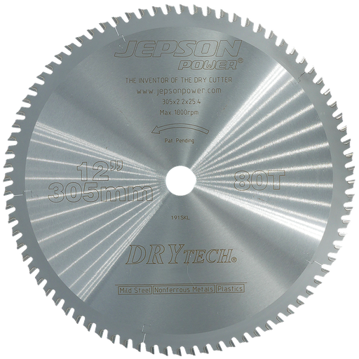 [600540] 12'' Drytech® carbide tipped saw blade ø 305 mm / 80T for steel (thin walled)