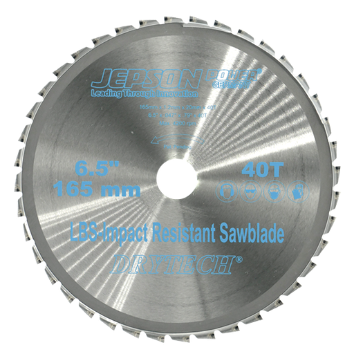 [72216540] 6 1/2'' Drytech® carbide tipped saw blade LBS impact resistant ø 165 mm / 40T for steel (thin walled)