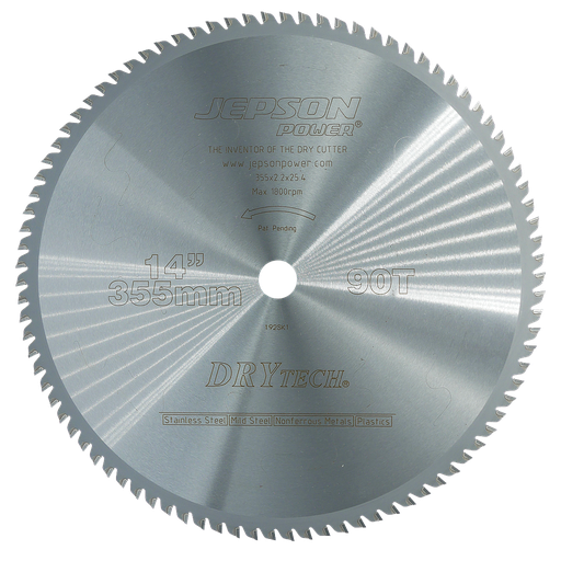 [600570] 14" Saw Blades 355/90T for steel and stainless steel