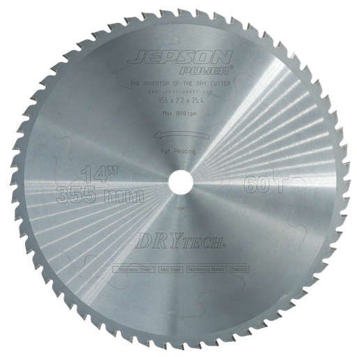 [600590] 14" Saw blade 355/60T (thick mild steel and stainless)