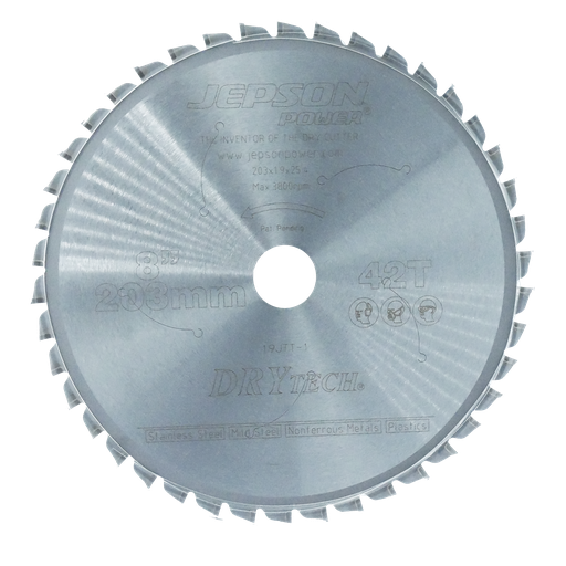 [72120342I] 8'' Drytech® carbide tipped saw blade ø 203 mm / 42T for stainless steel