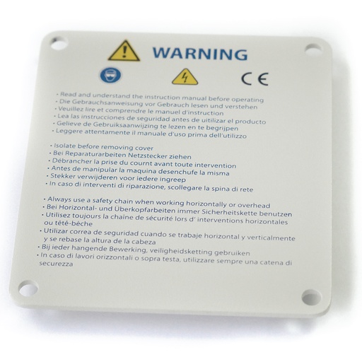 [MA40S-B08] WARNING PANEL